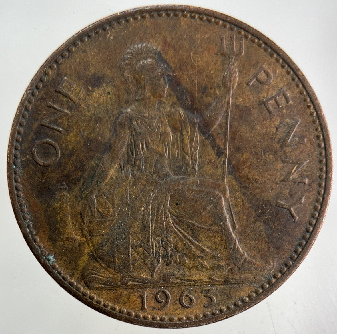 1963 Elizabeth II 2nd One Penny Coin | Fine Collectable Grade