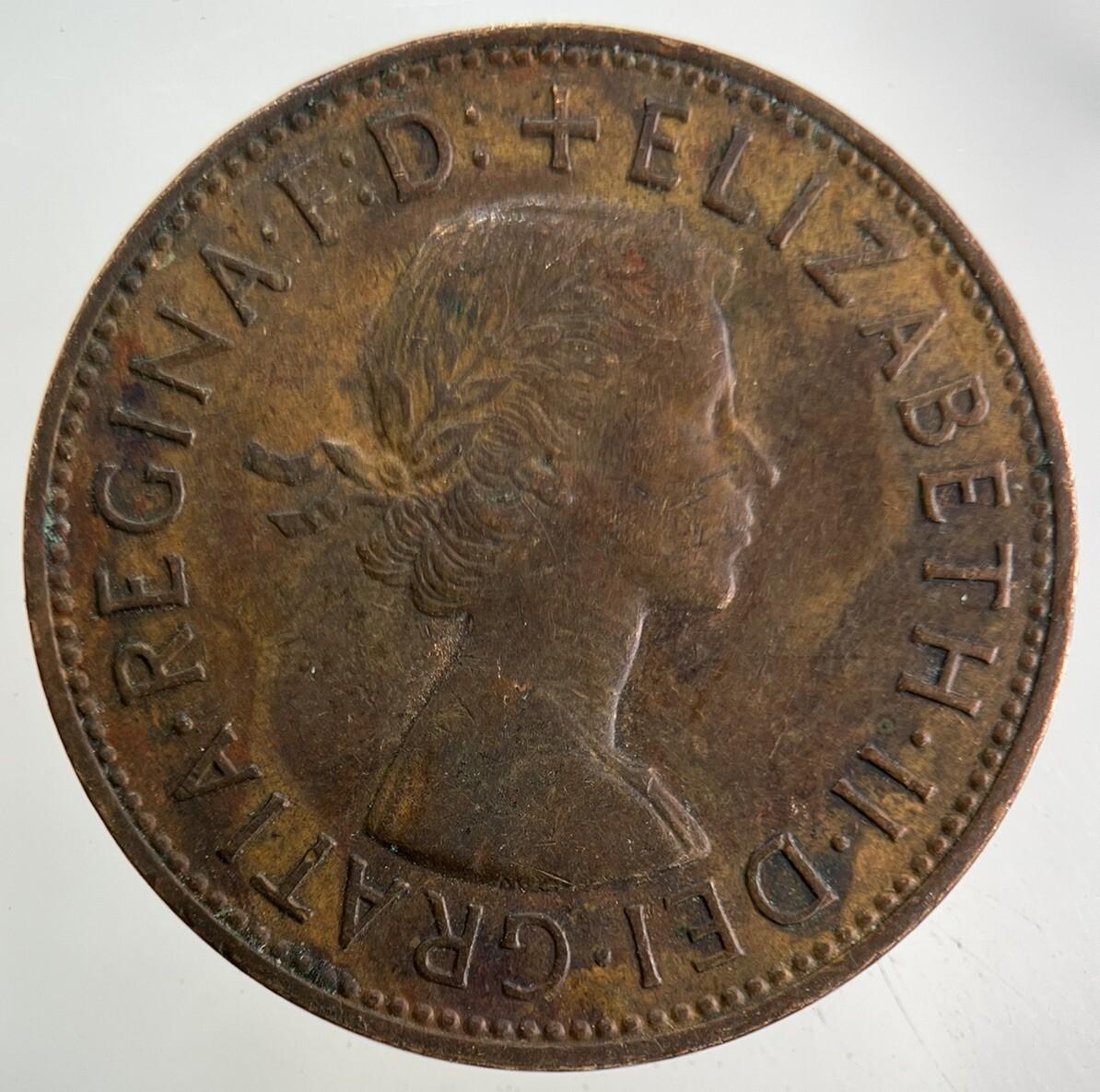 1963 Elizabeth II 2nd One Penny Coin | Fine Collectable Grade