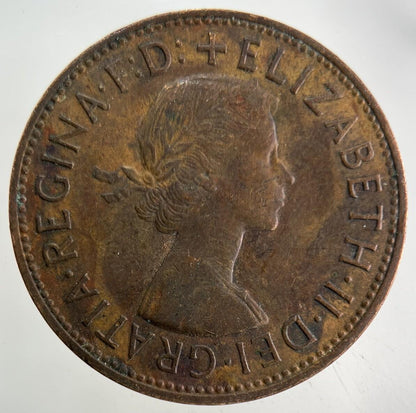 1963 Elizabeth II 2nd One Penny Coin | Fine Collectable Grade