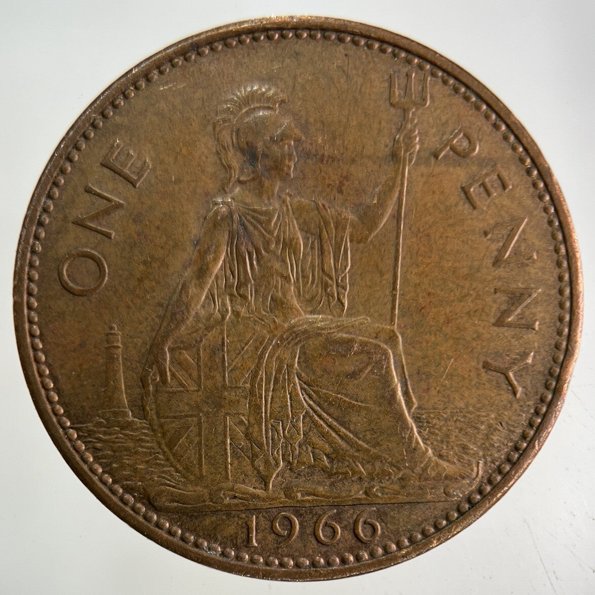 1966 Elizabeth II 2nd One Penny Coin | Fine Collectable Grade