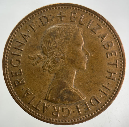 1964 Elizabeth II 2nd One Penny Coin | Fine Collectable Grade