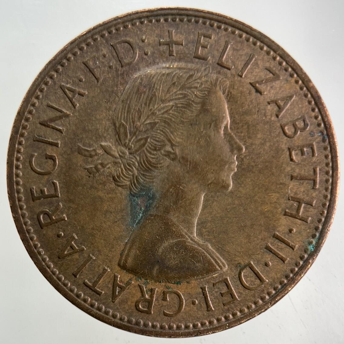 1966 Elizabeth II 2nd One Penny Coin | Fine Collectable Grade
