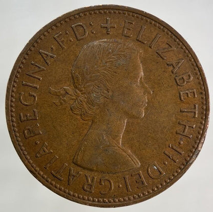 1963 Elizabeth II 2nd One Penny Coin | Fine Collectable Grade