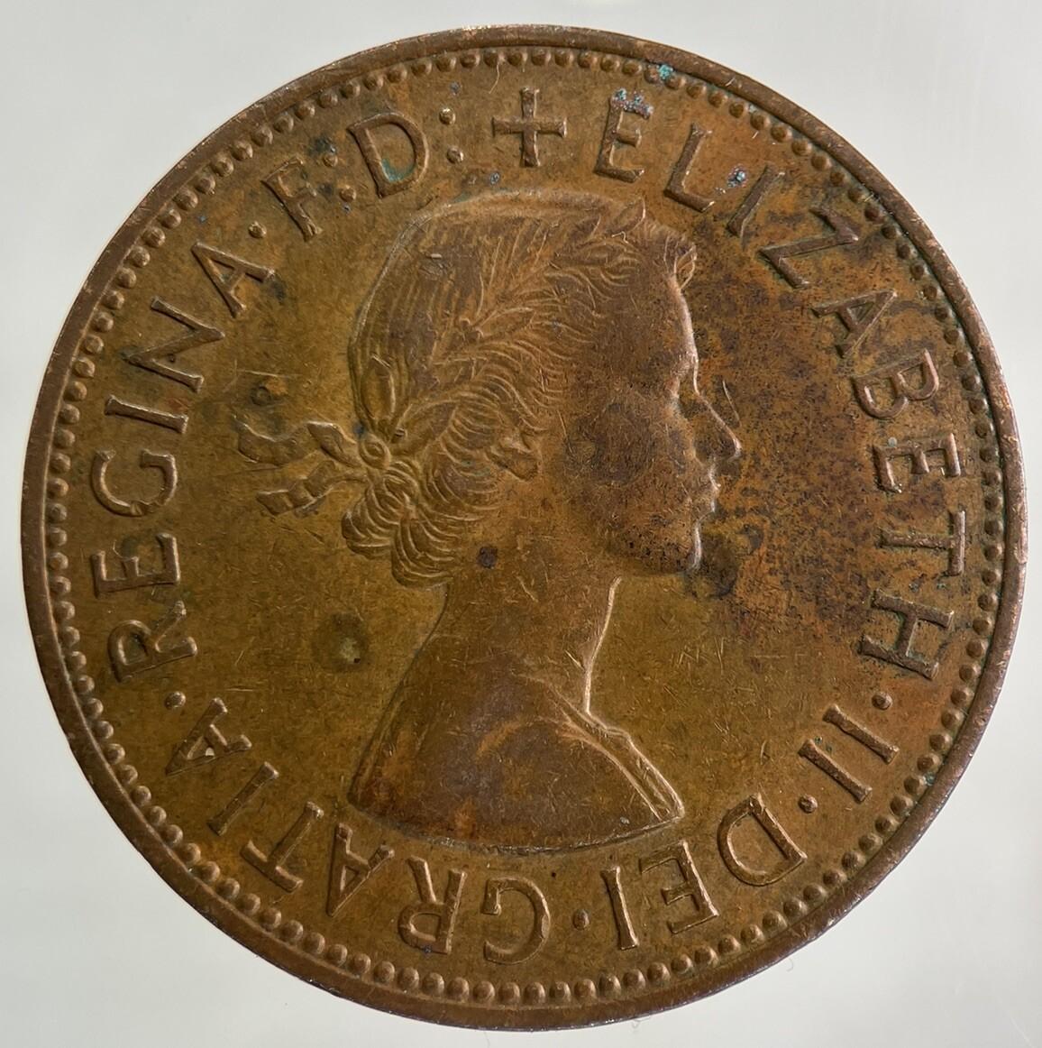 1964 Elizabeth II 2nd One Penny Coin | Fine Collectable Grade