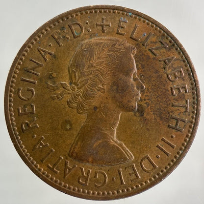 1964 Elizabeth II 2nd One Penny Coin | Fine Collectable Grade