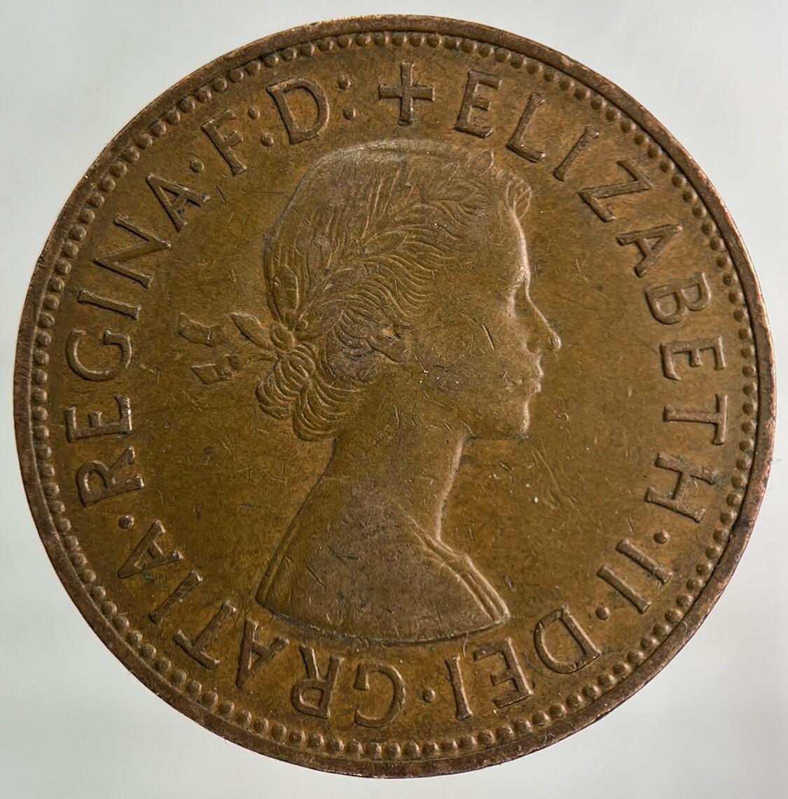 1962 Elizabeth II 2nd One Penny Coin | Fine Collectable Grade