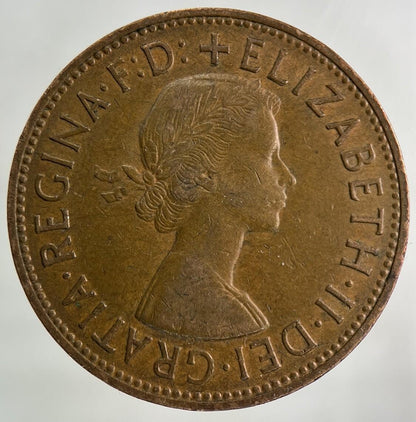 1962 Elizabeth II 2nd One Penny Coin | Fine Collectable Grade