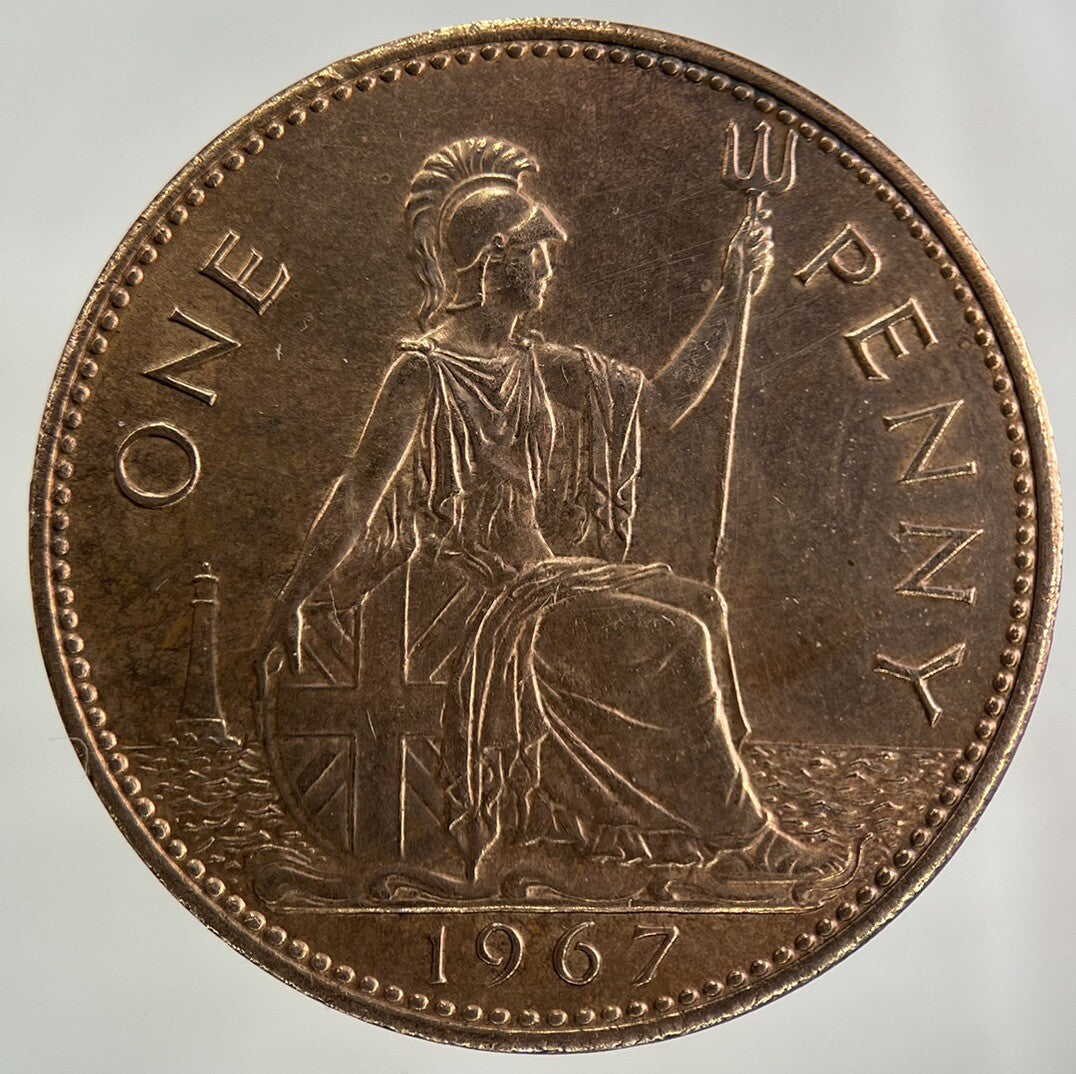 1967 Elizabeth II 2nd One Penny Coin | Fine Collectable Grade