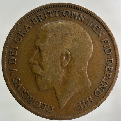 1921 George V One Penny Coin | Collectable Grade