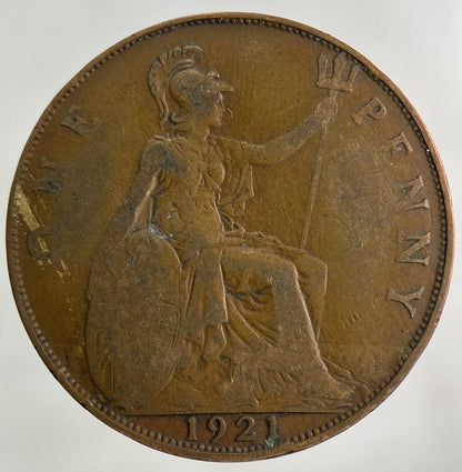 1921 George V One Penny Coin | Collectable Grade