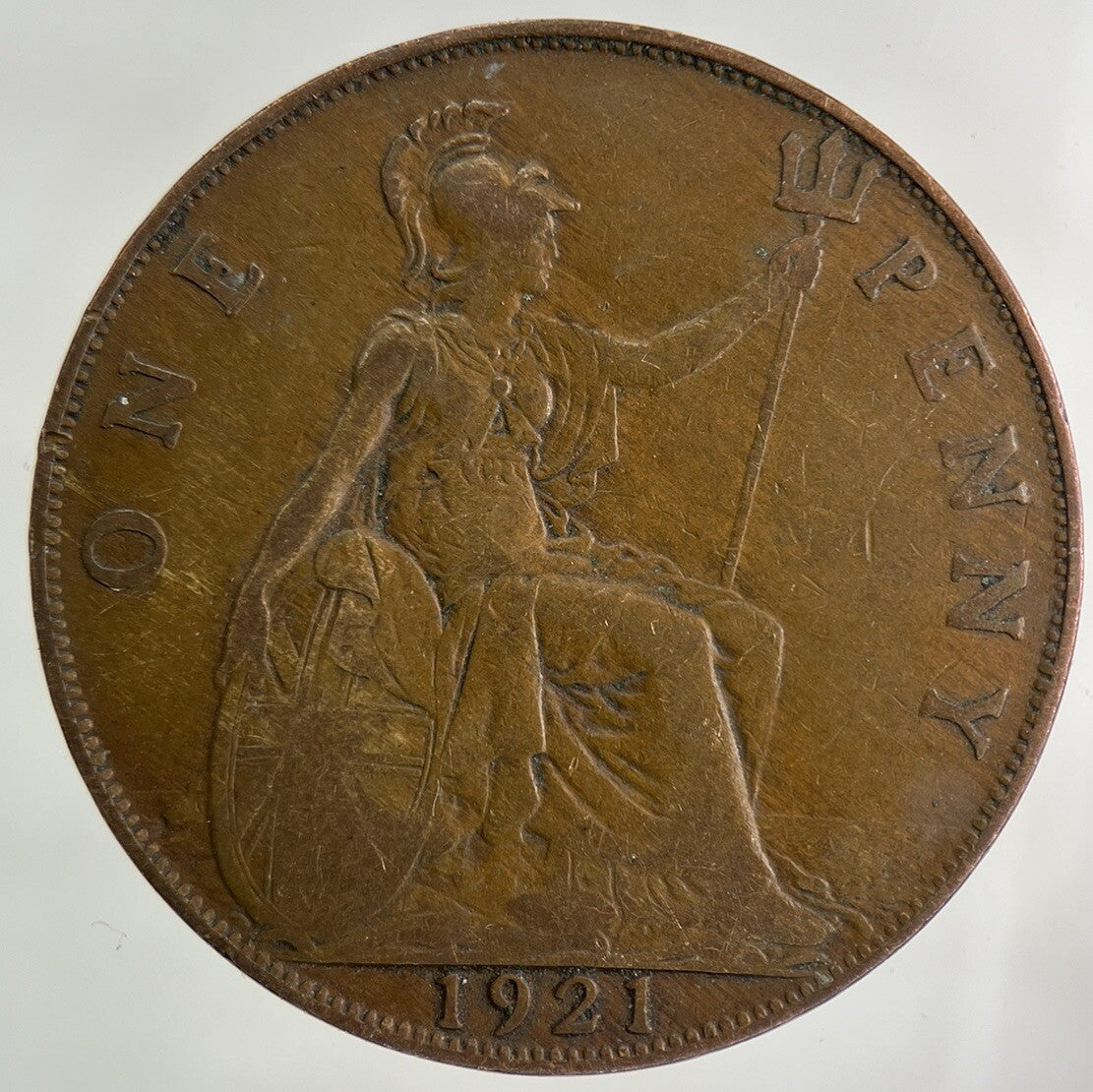 1921 George V One Penny Coin | Collectable Grade