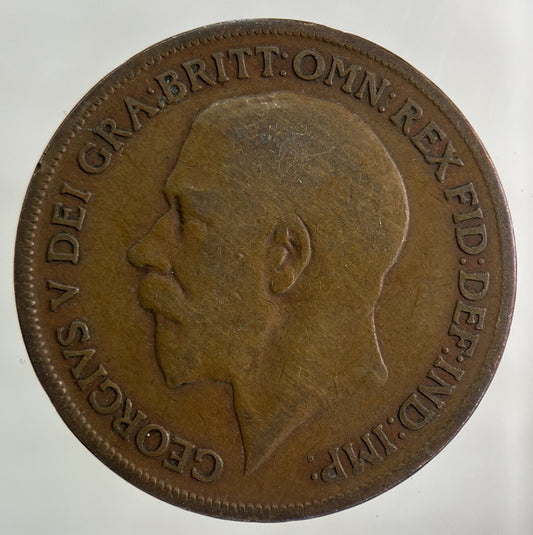 1920 George V One Penny Coin | Collectable Grade