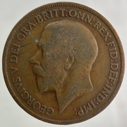 1919 George V One Penny Coin | Collectable Grade