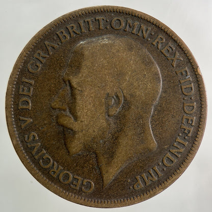 1917 George V One Penny Coin | Collectable Grade