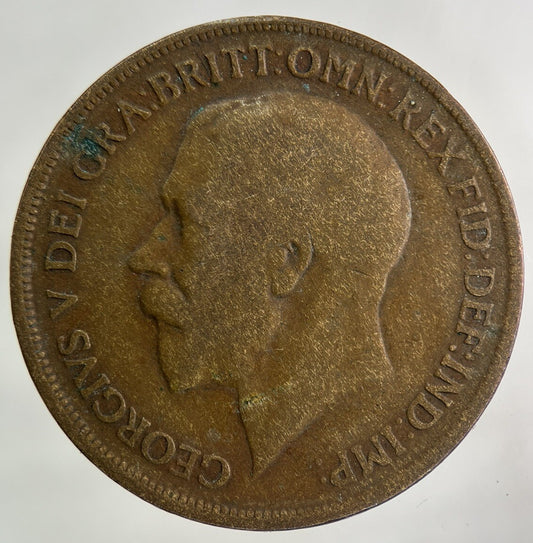 1919 George V One Penny Coin | Collectable Grade