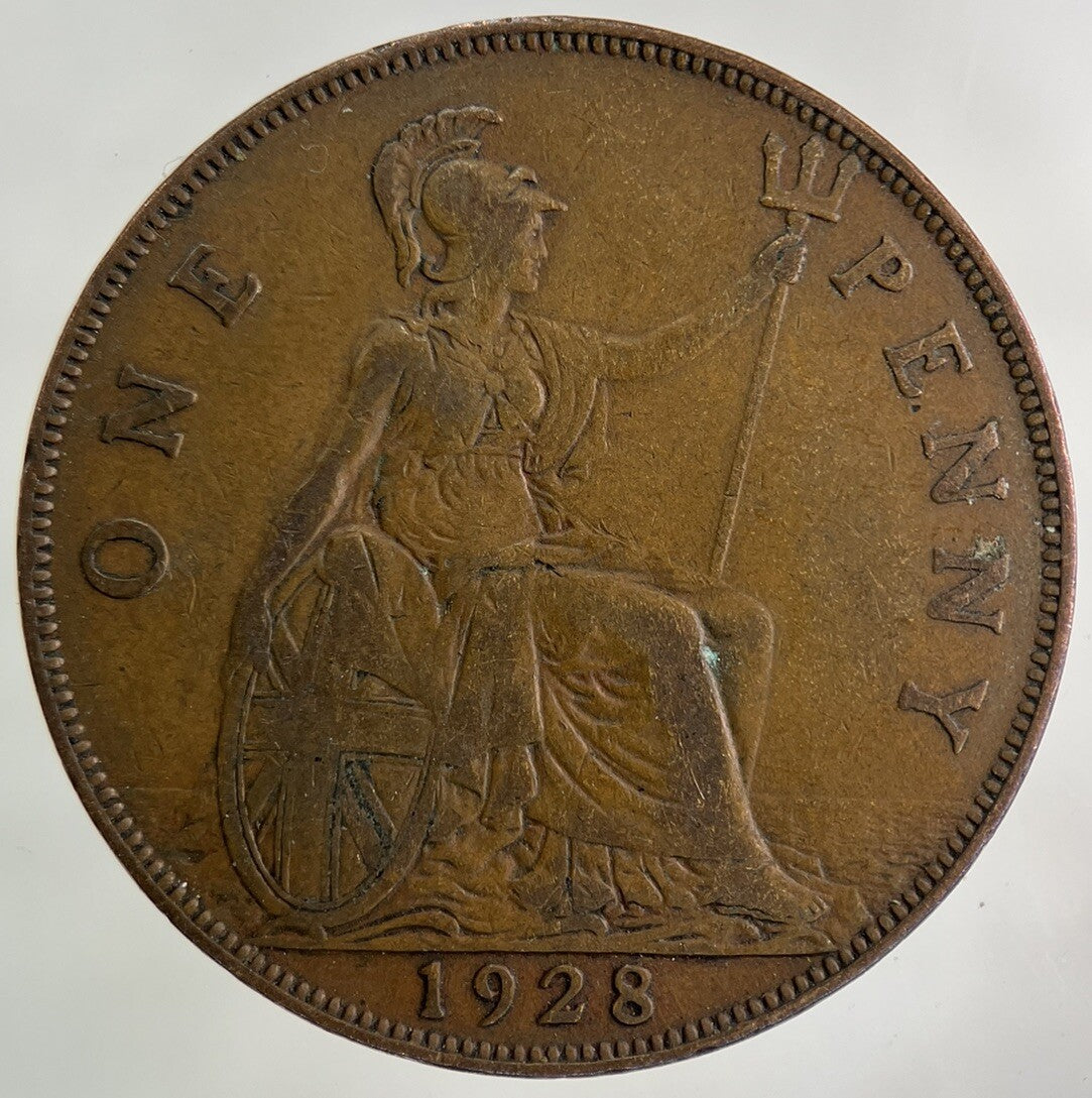 1928 George V One Penny Coin | Fine Collectable Grade