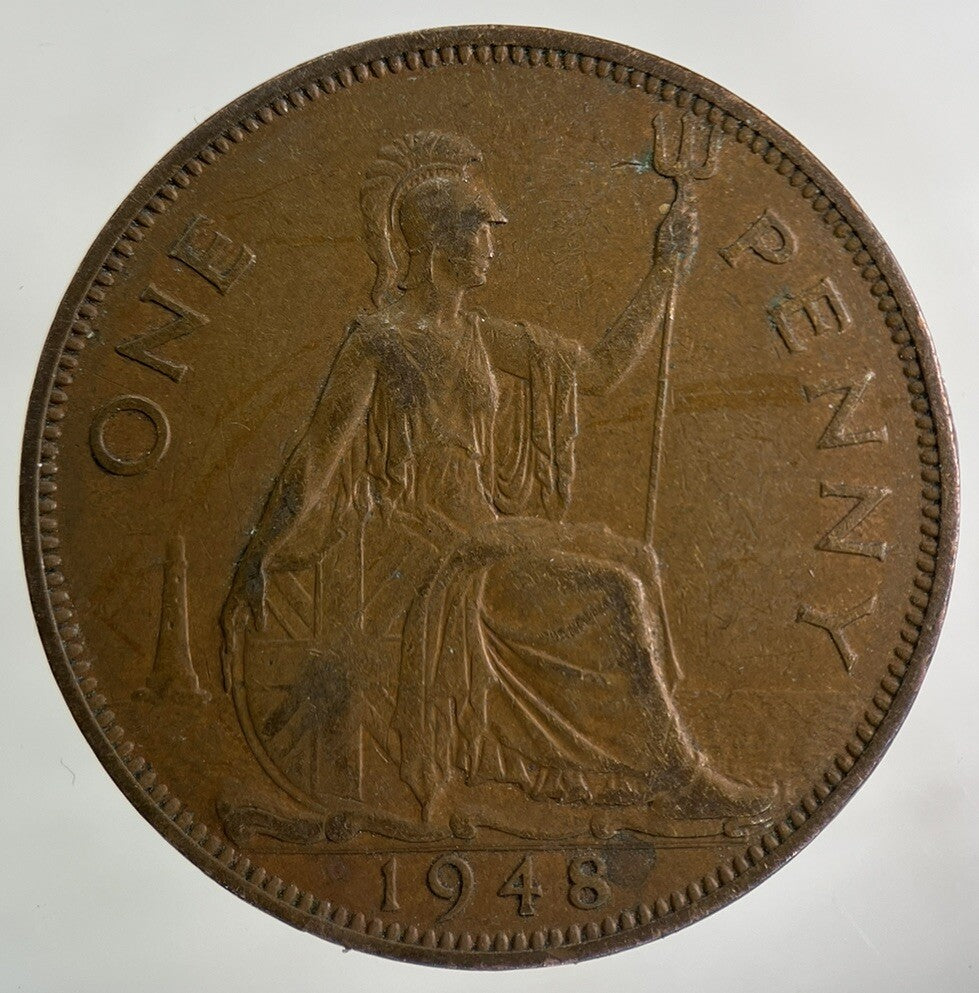 1948 George VI One Penny Coin | Fine Collectable Grade