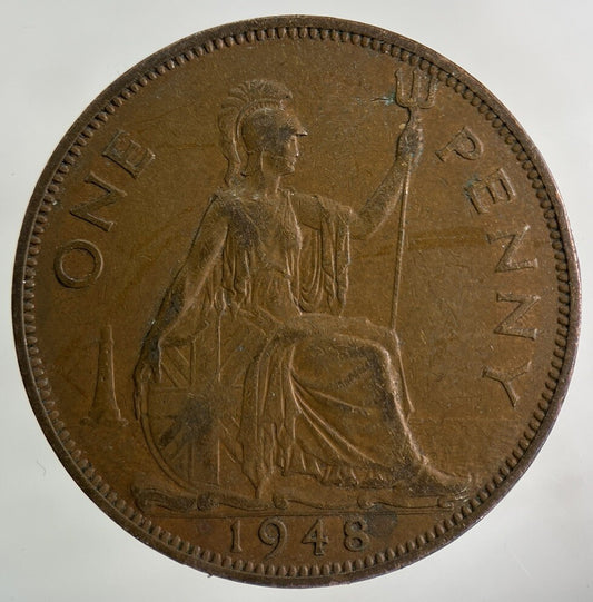1948 George VI One Penny Coin | Fine Collectable Grade