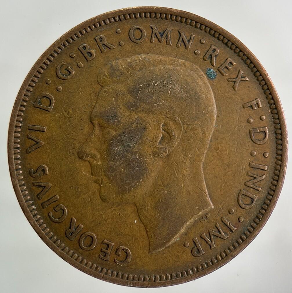 1944 George VI One Penny Coin | Fine Collectable Grade