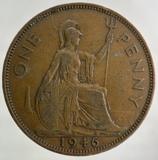 1946 George VI One Penny Coin | Fine Collectable Grade