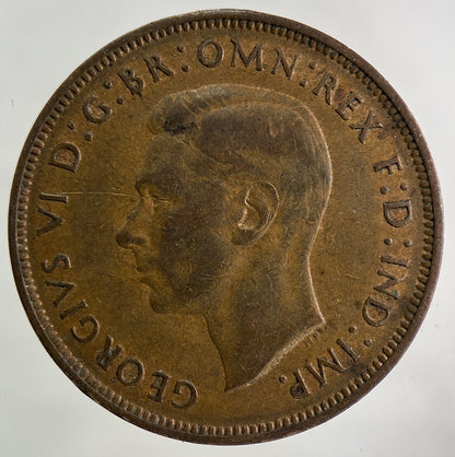 1948 George VI One Penny Coin | Fine Collectable Grade