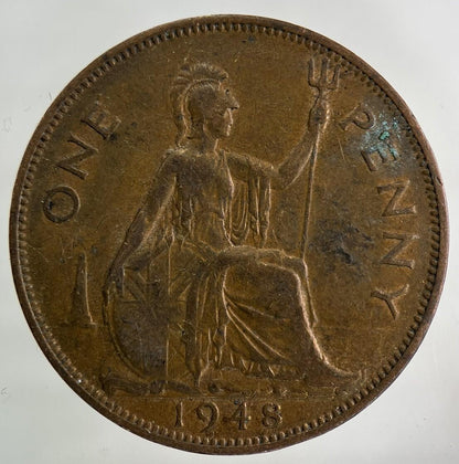 1948 George VI One Penny Coin | Fine Collectable Grade