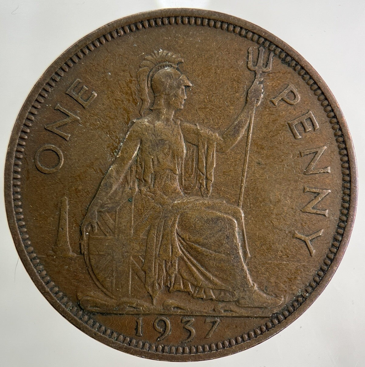 1937 George VI One Penny Coin | Fine Collectable Grade