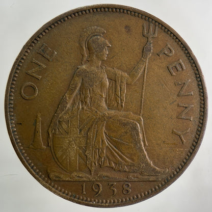 1938 George VI One Penny Coin | Fine Collectable Grade