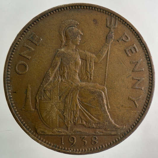 1938 George VI One Penny Coin | Fine Collectable Grade