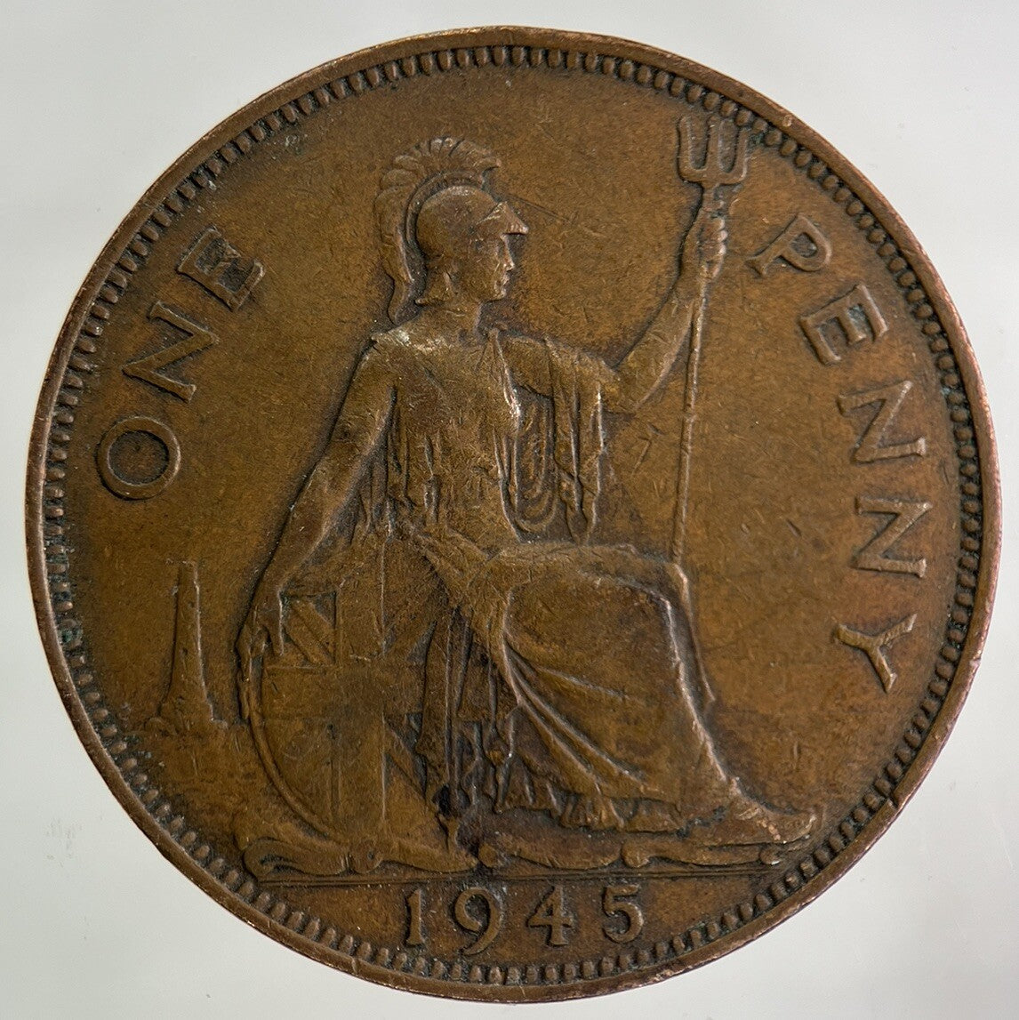 1945 George VI One Penny Coin | Fine Collectable Grade