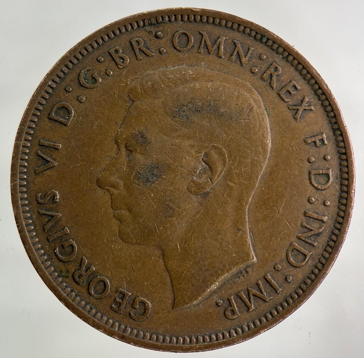 1945 George VI One Penny Coin | Fine Collectable Grade