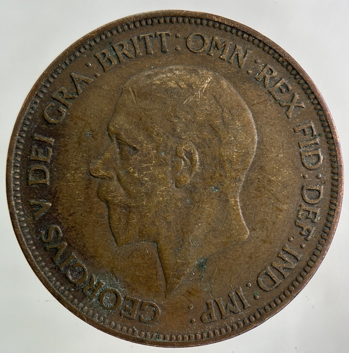 1932 George V One Penny Coin | Fine Collectable Grade