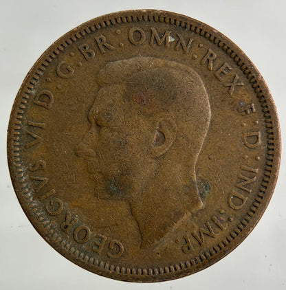 1944 George VI Half-Penny Coin | Collectable Grade