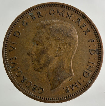 1948 George VI Half-Penny Coin | Collectable Grade