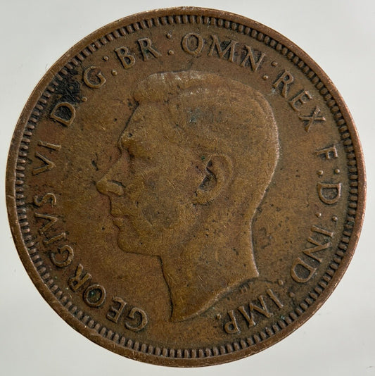 1944 George VI Half-Penny Coin | Fine Collectable Grade