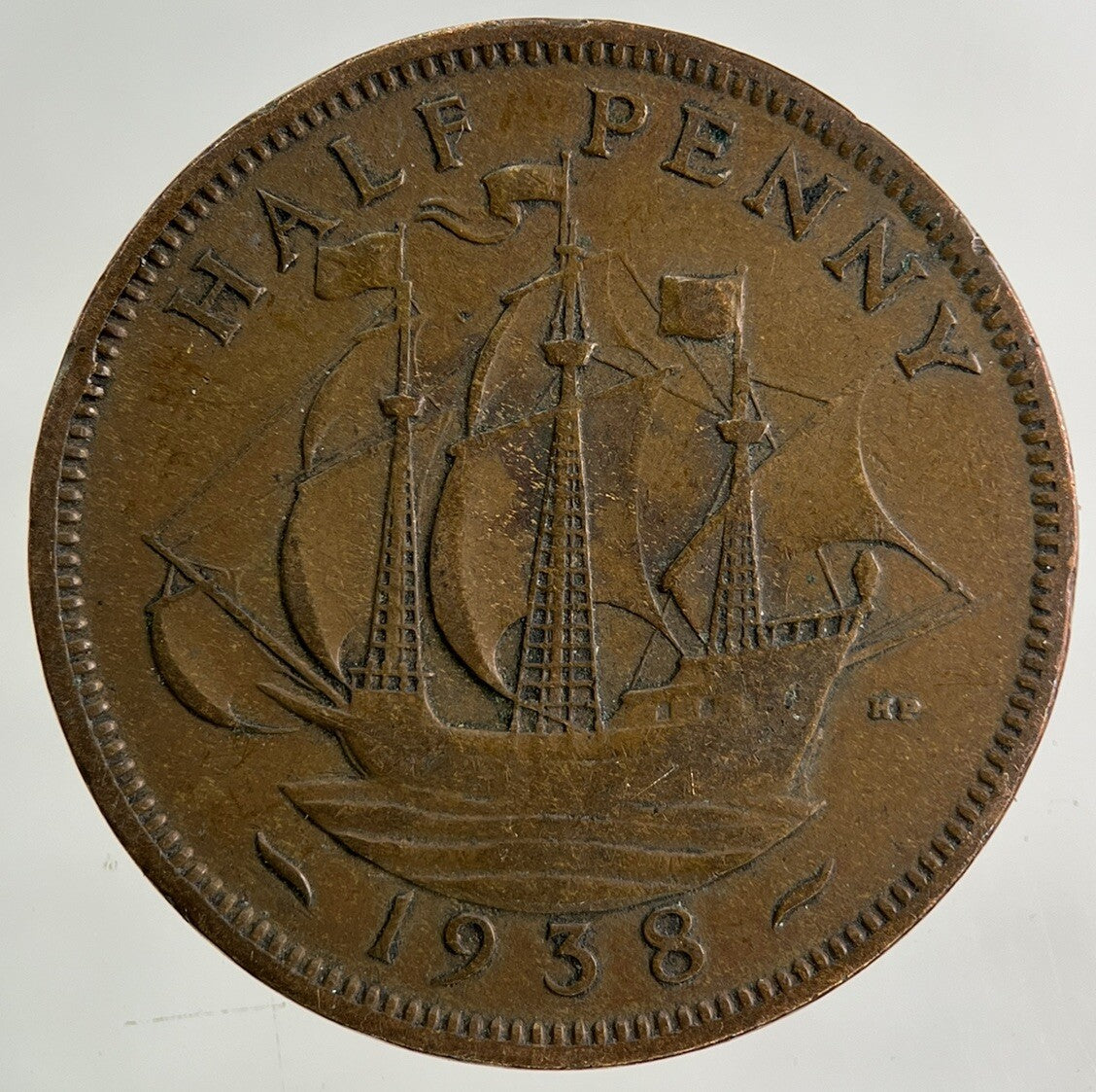 1938 George VI Half-Penny Coin | Collectable Grade