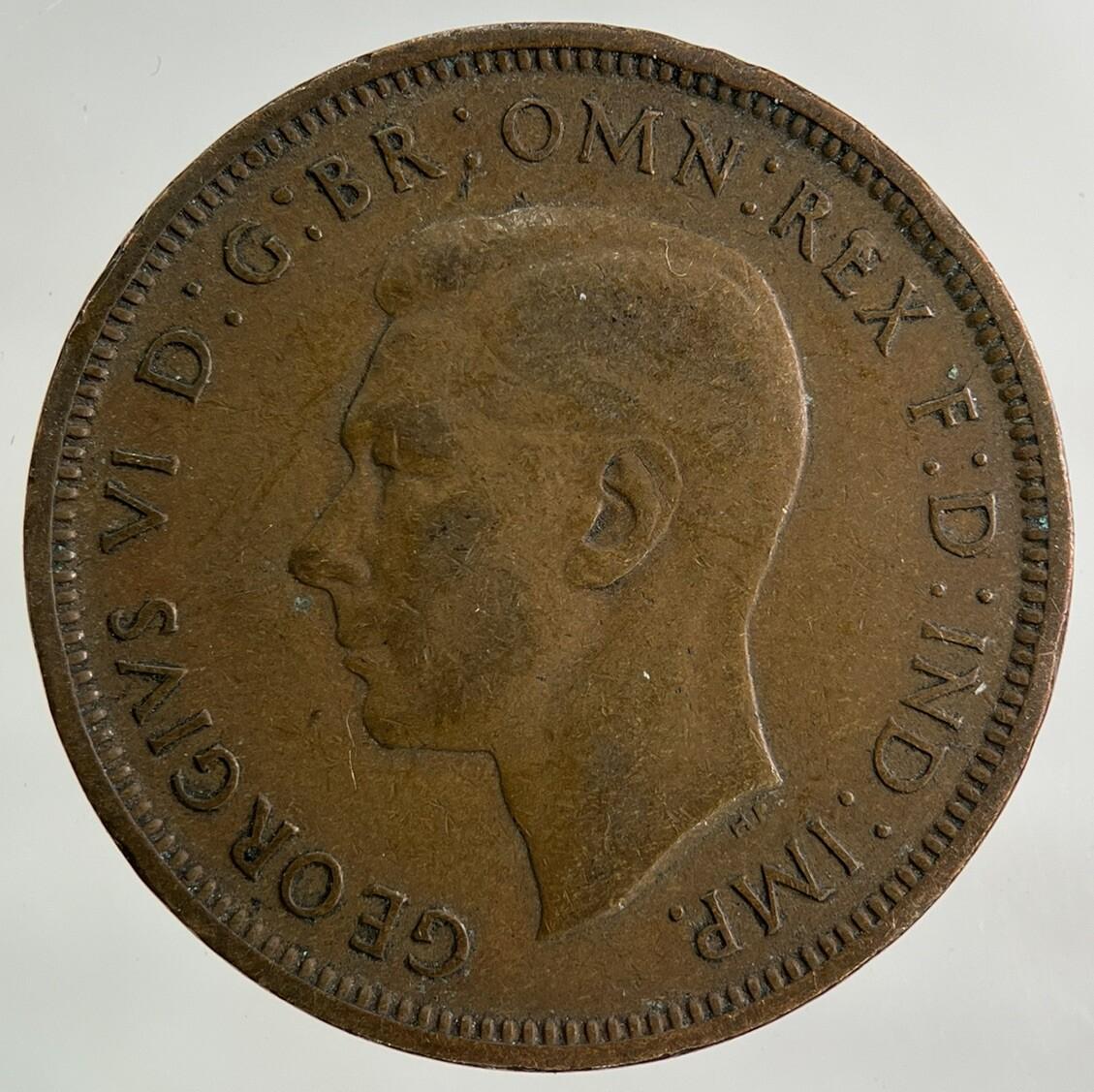1938 George VI Half-Penny Coin | Collectable Grade