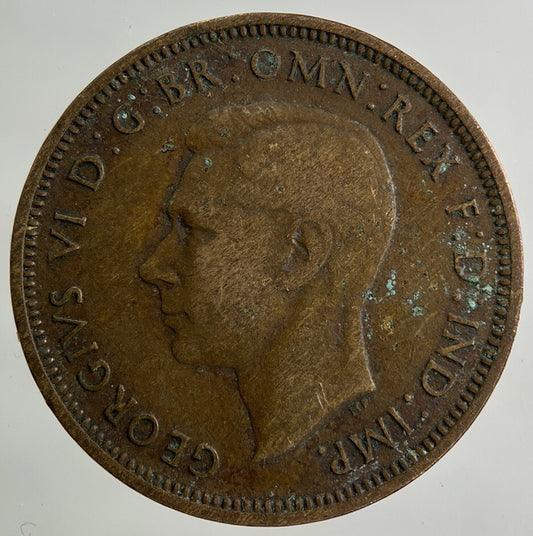 1939 George VI Half-Penny Coin | Collectable Grade