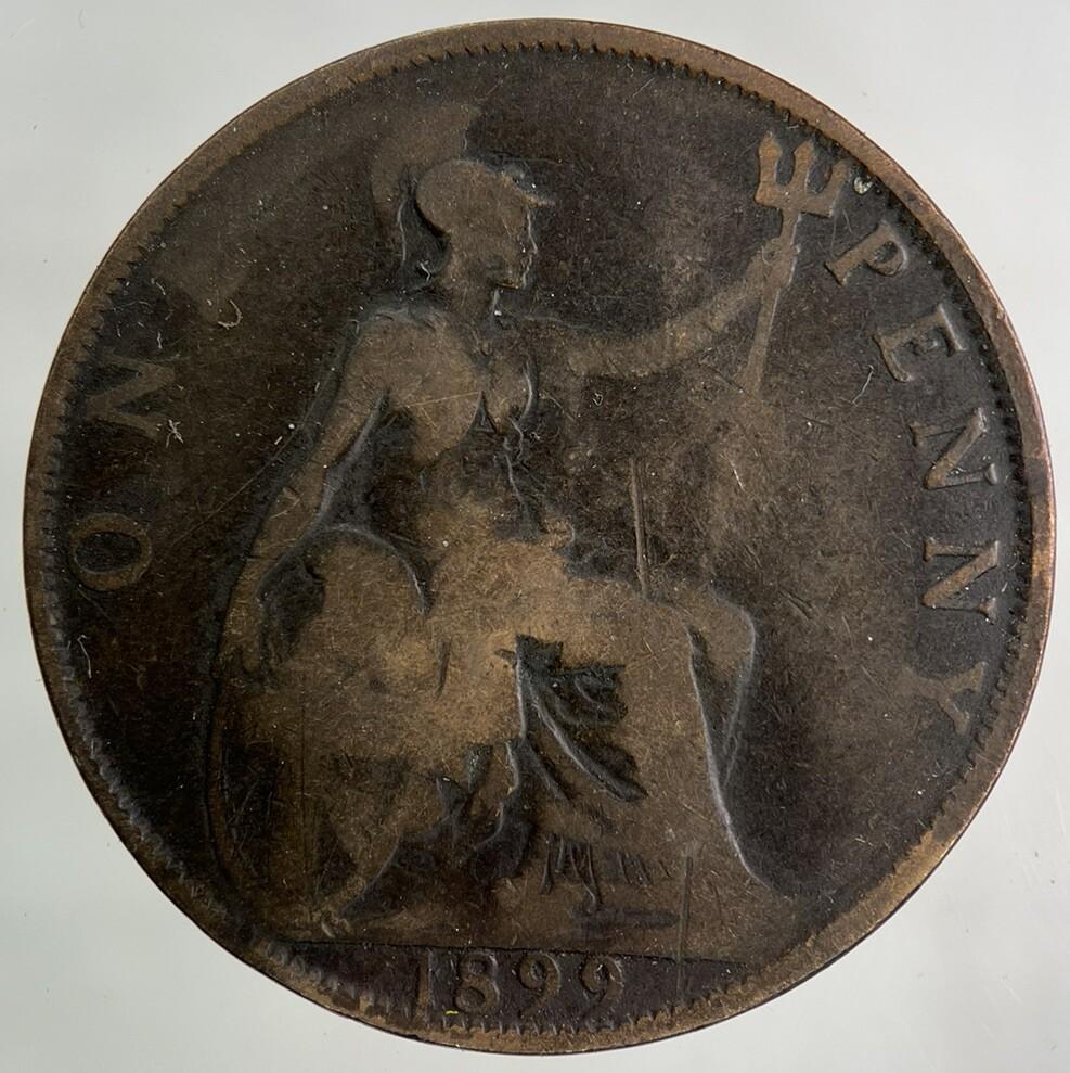 1899 Victoria One Penny Coin | Collectable Grade