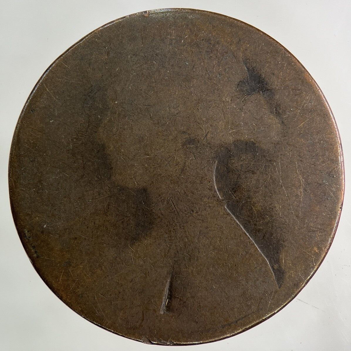 British Victoria One Penny Coin | Worn Grade