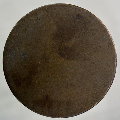 British Victoria One Penny Coin | Worn Grade
