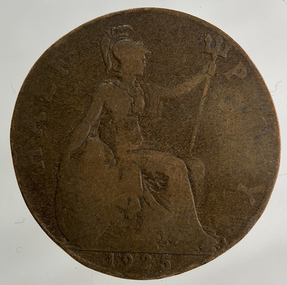 1925 George V Half-Penny Coin | Fair Grade
