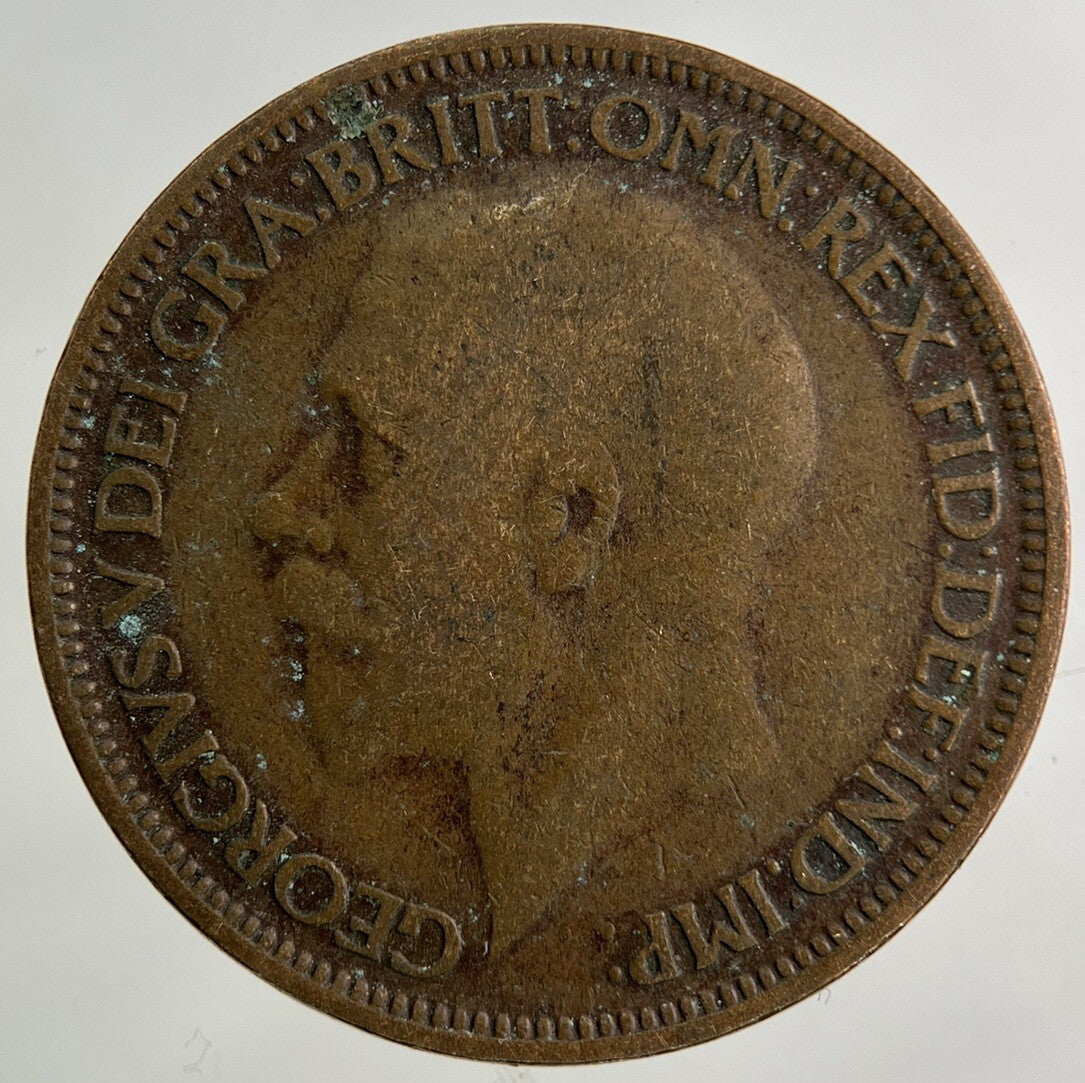 1927 George V Half-Penny Coin | Collectable Grade