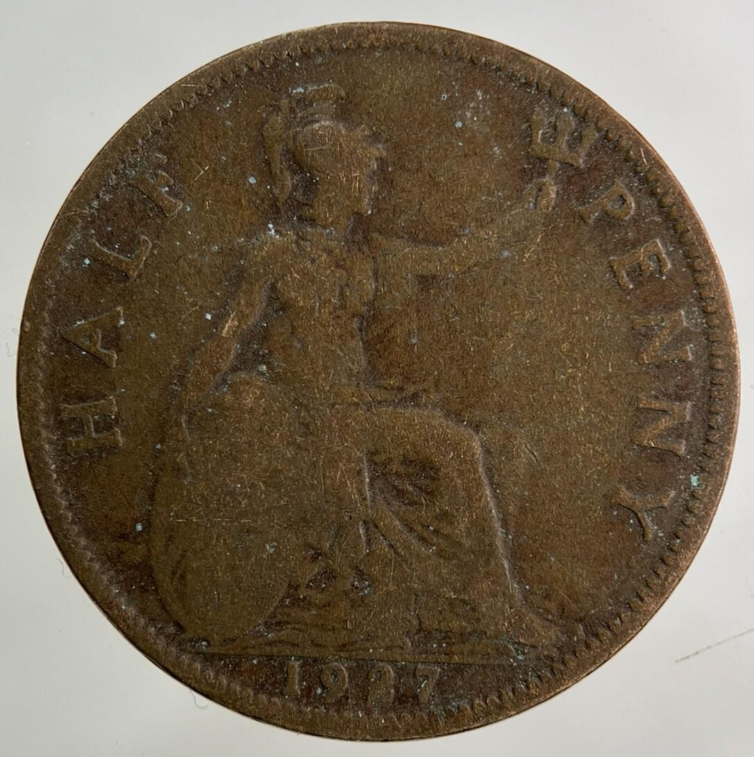 1927 George V Half-Penny Coin | Collectable Grade