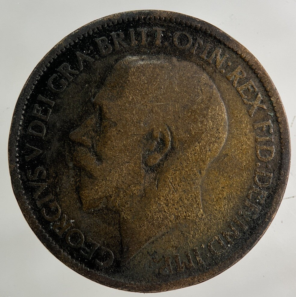 1918 George V Half-Penny Coin | Collectable Grade
