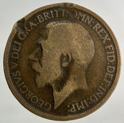 1919 George V Half-Penny Coin | Collectable Grade