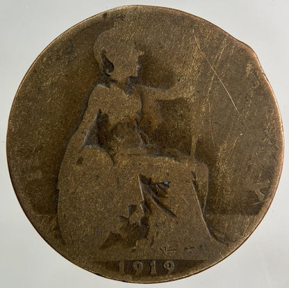 1919 George V Half-Penny Coin | Collectable Grade