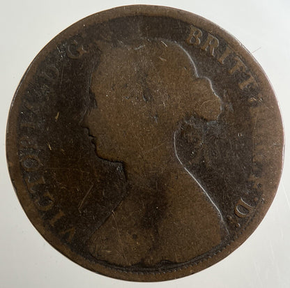 1862 Victoria Half-Penny Coin | Collectable Grade