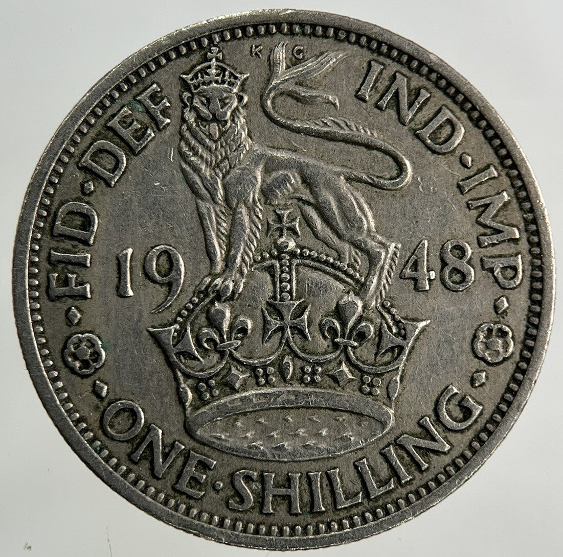 1948 George VI Shilling Coin | Fine Collectable Grade