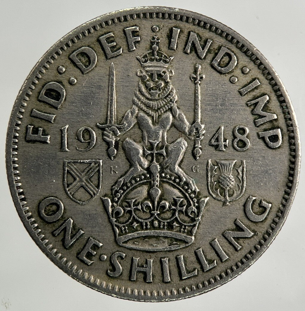 1948 George VI Shilling Coin | Fine Collectable Grade